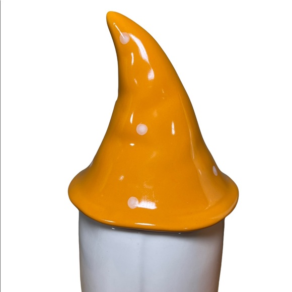 2 Rae Dunn Candle Thanksgiving Gnome Centerpiece Cannister Scented Topper Lids - Picture 15 of 15